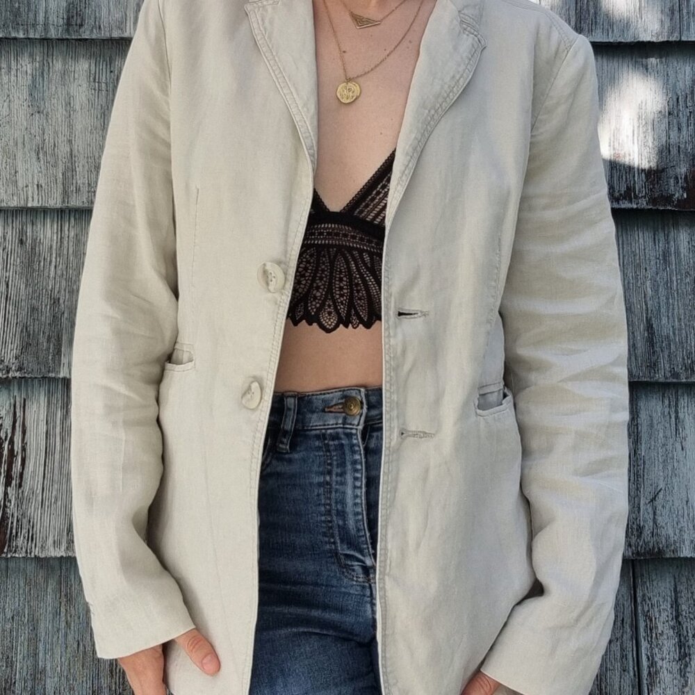 Linen jacket - Picture 3 of 6